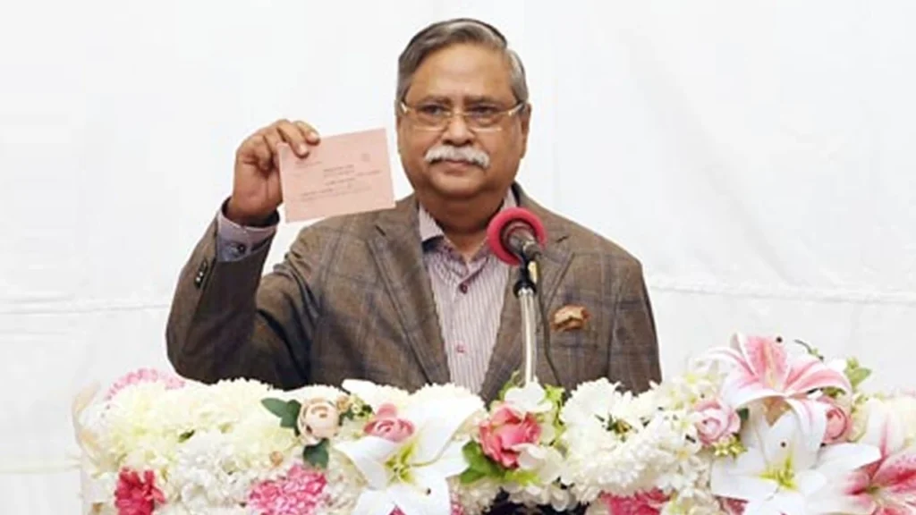 পোস্টাল ব্যালটের মাধ্যমে ভোট দিলেন রাষ্ট্রপতি মো. সাহাবুদ্দিন