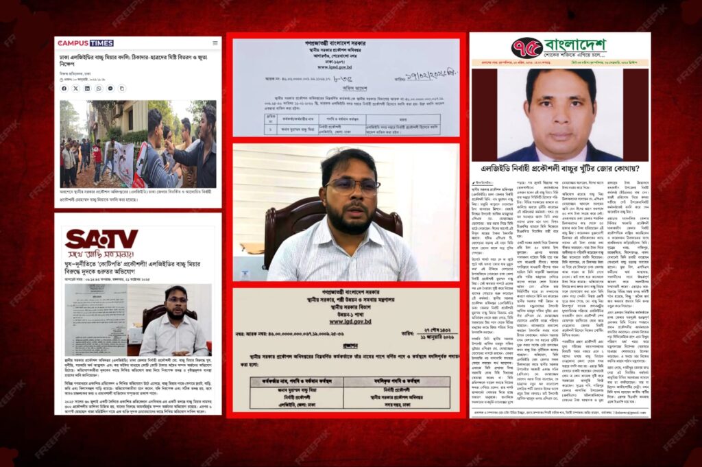 এলজিইডি ঢাকায় পুনর্বহাল: শুদ্ধাচার নীতিমালা কি উপেক্ষিত?