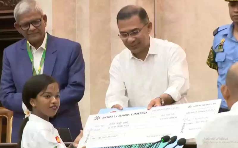 জাতীয় ক্রীড়াবিদদের ক্রীড়া ভাতা প্রদান কার্যক্রমের উদ্বোধন প্রধানমন্ত্রীর